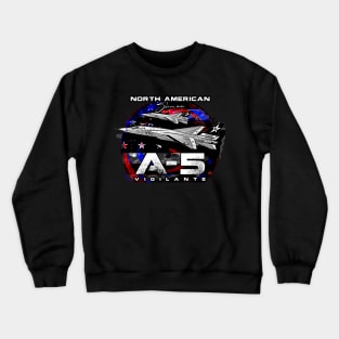 A5 Vigilante Carrier-Based Supersonic Bomber Aircraft Crewneck Sweatshirt